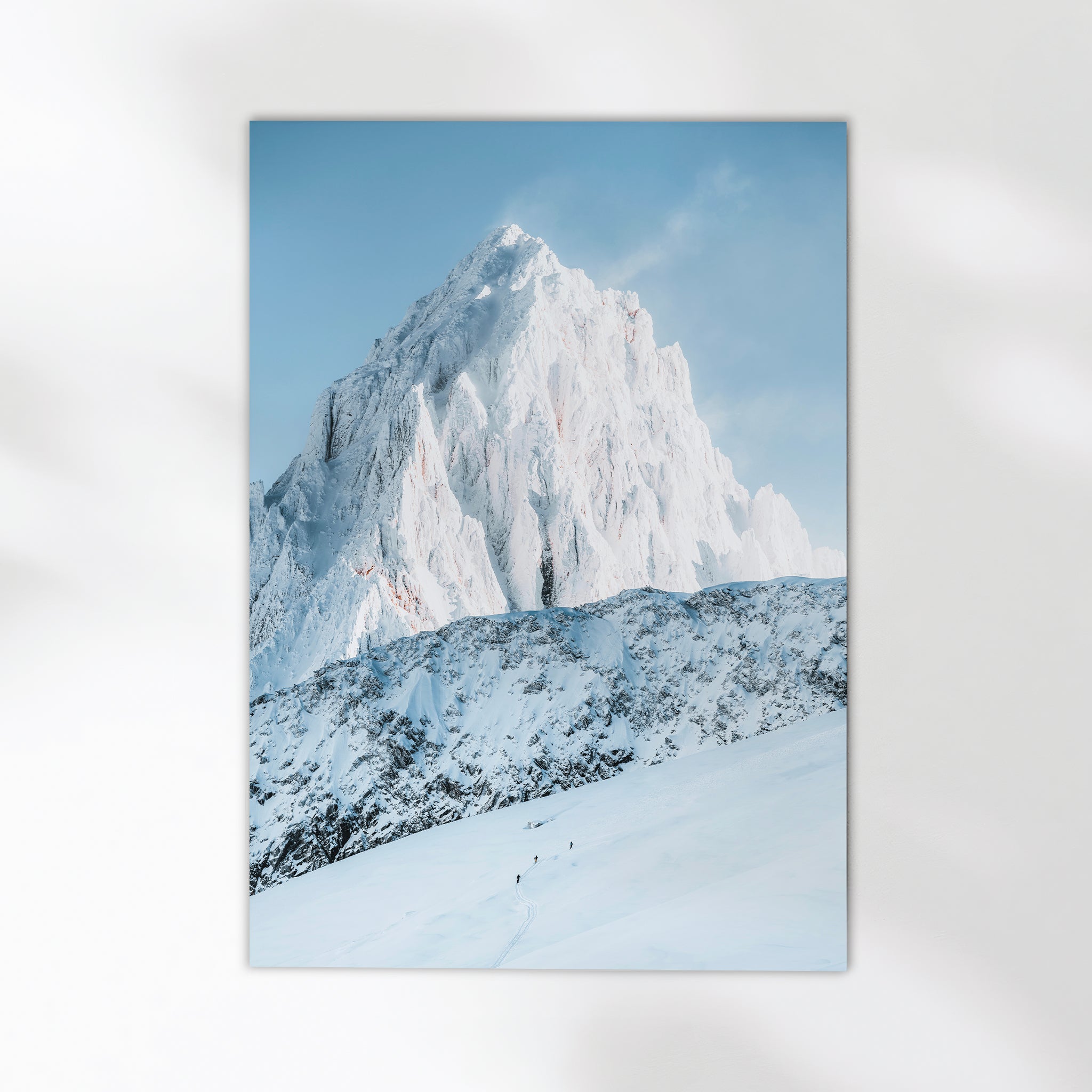 Three Ski Tourers in Chamonix - Alpine Wall Art