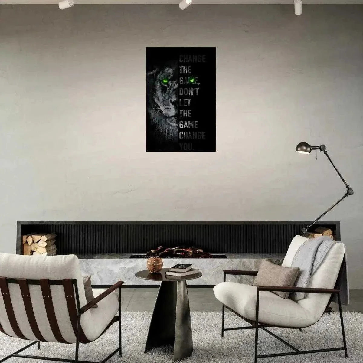 Change the game - Leinwandbild Motivation by SimpleCanvas