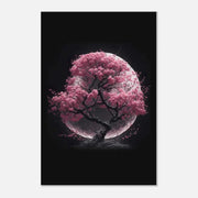 Cherry Blossom Tree - Leinwandbild Japanisch by SimpleCanvas