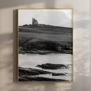 Classiebawn Castle Print – Black and White Irish Coastal Wall Art
