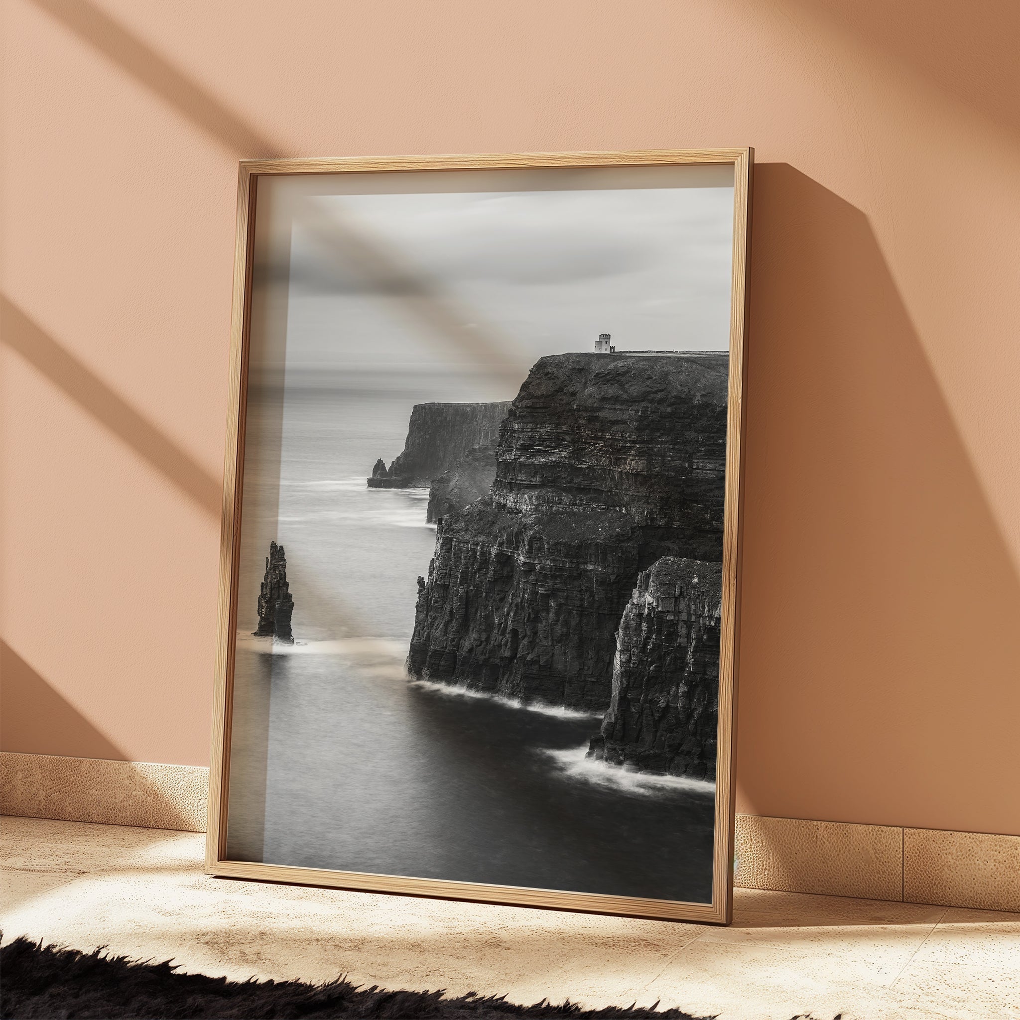 Cliffs of Moher Black & White Wall Art Print – Ireland Photography