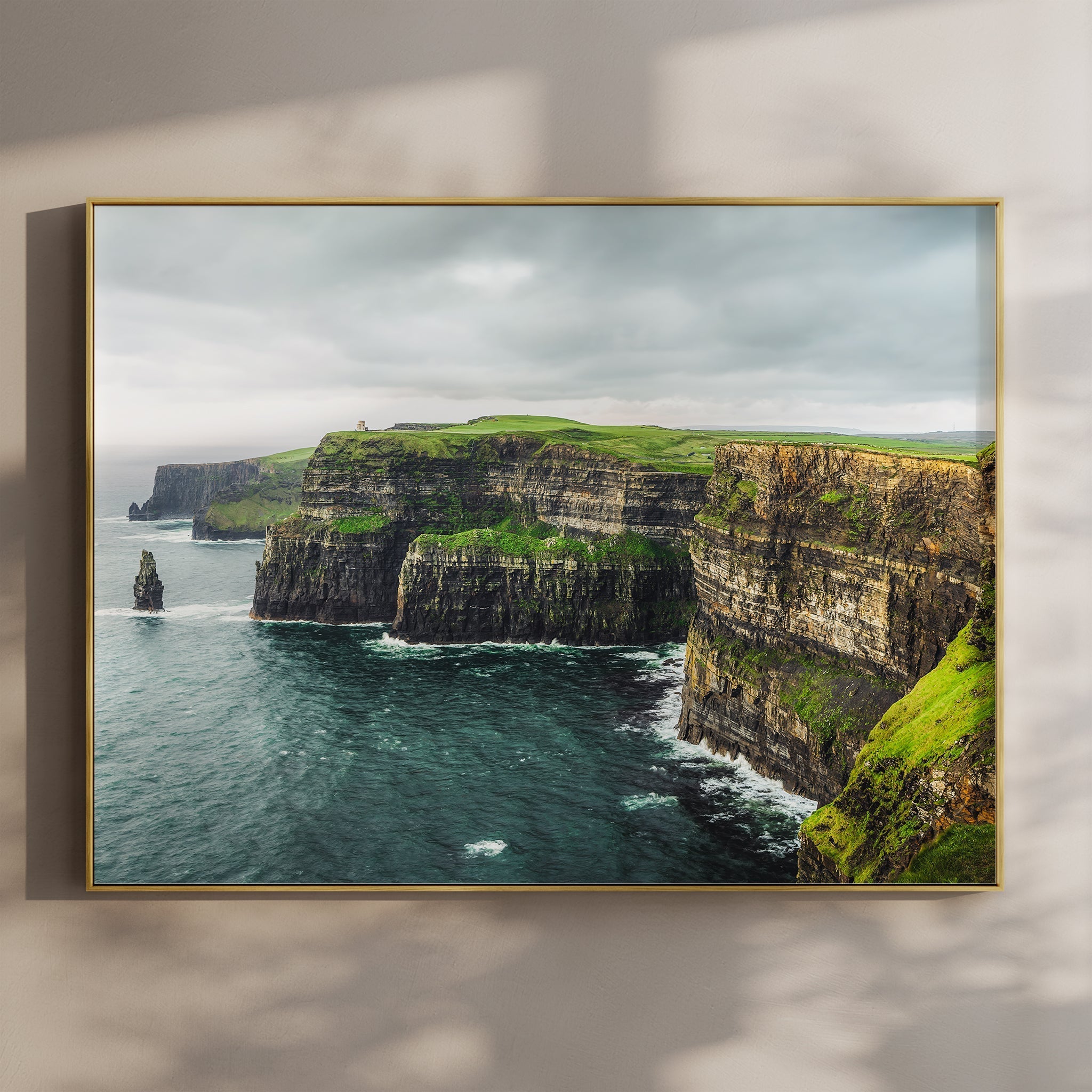 Cliffs of Moher Print – Irish Coastal Landscape Wall Art