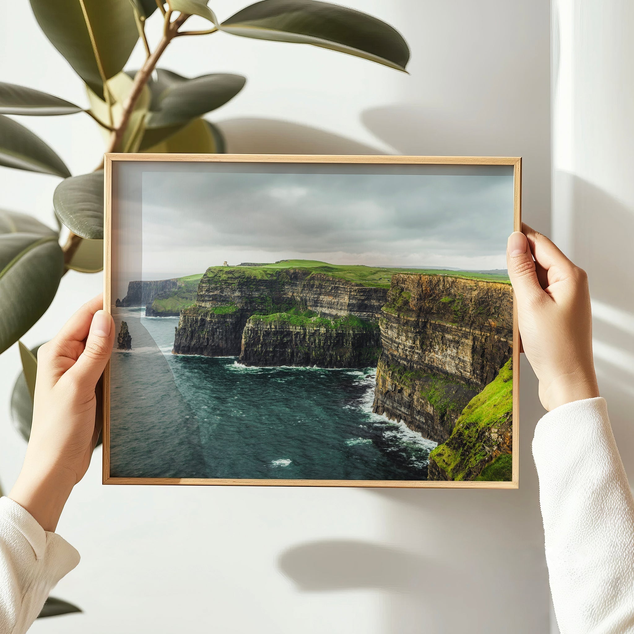 Cliffs of Moher Print – Irish Coastal Landscape Wall Art
