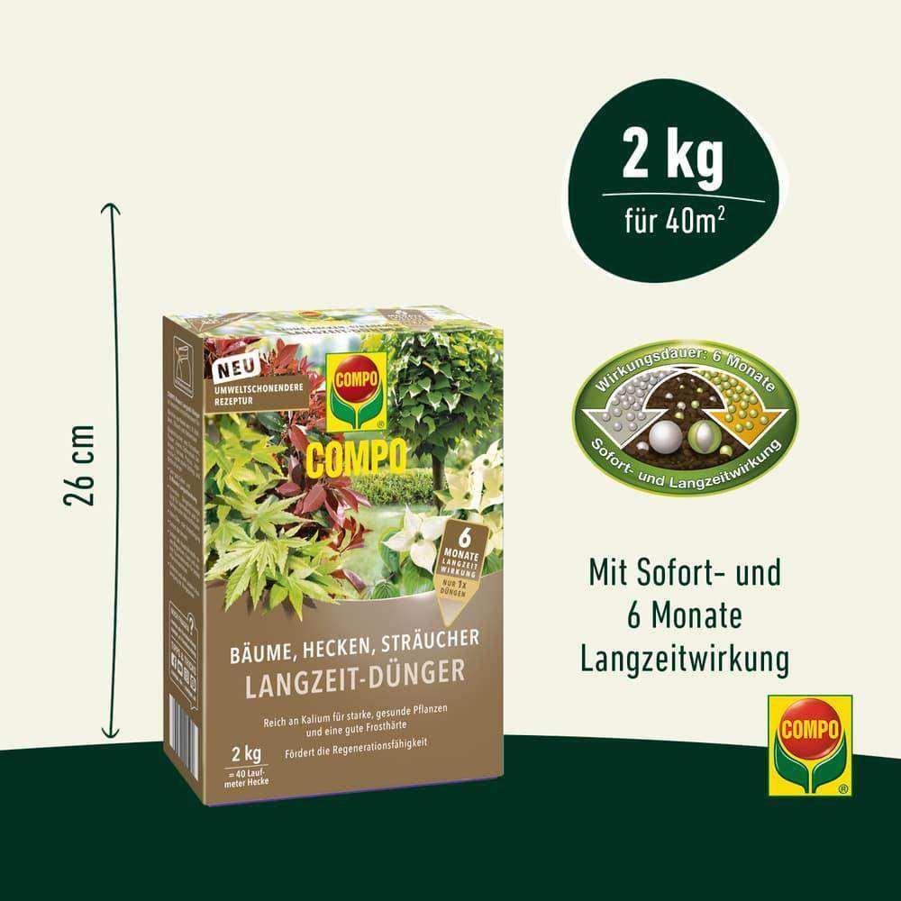 COMPO Bäume, Hecken, Sträucher Langzeit-Dünger