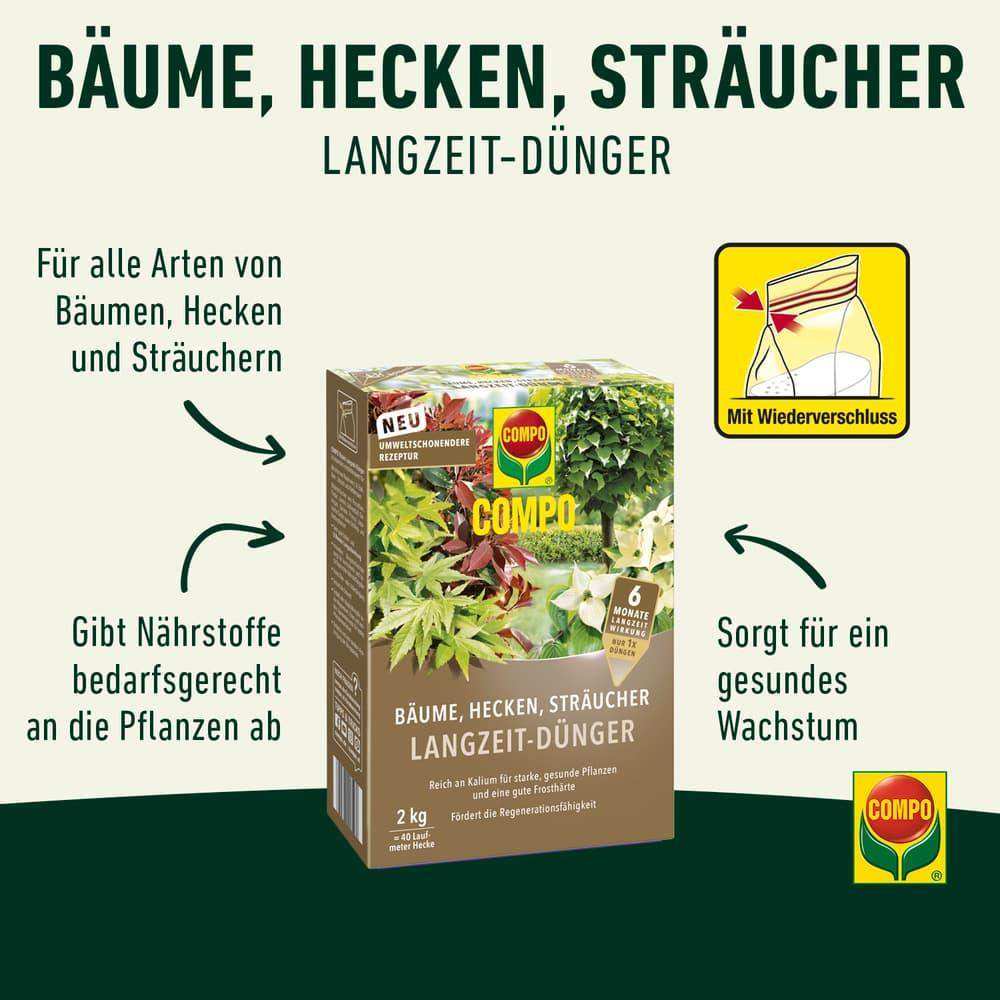 COMPO Bäume, Hecken, Sträucher Langzeit-Dünger