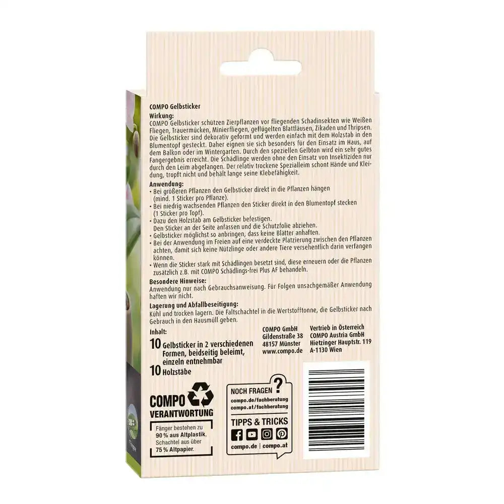 COMPO BIO Gelbsticker