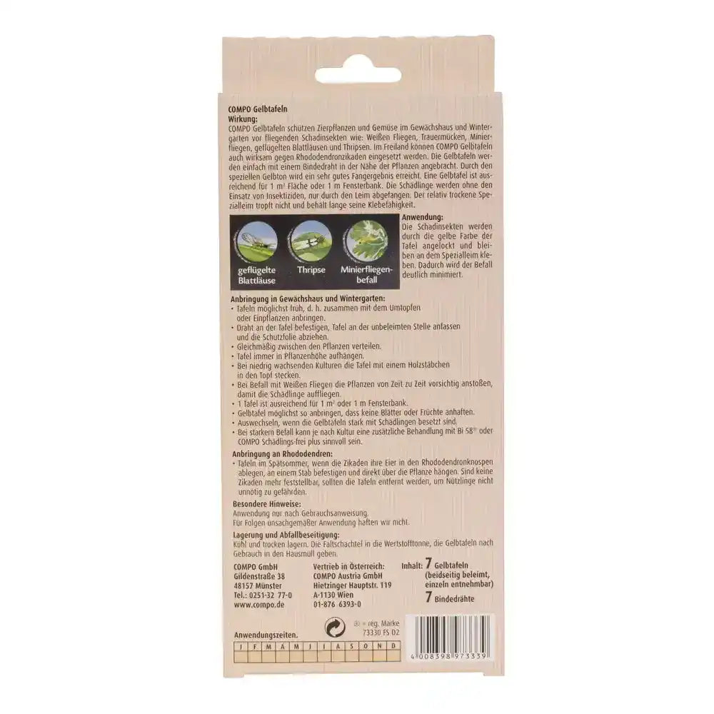 COMPO BIO Gelbtafeln