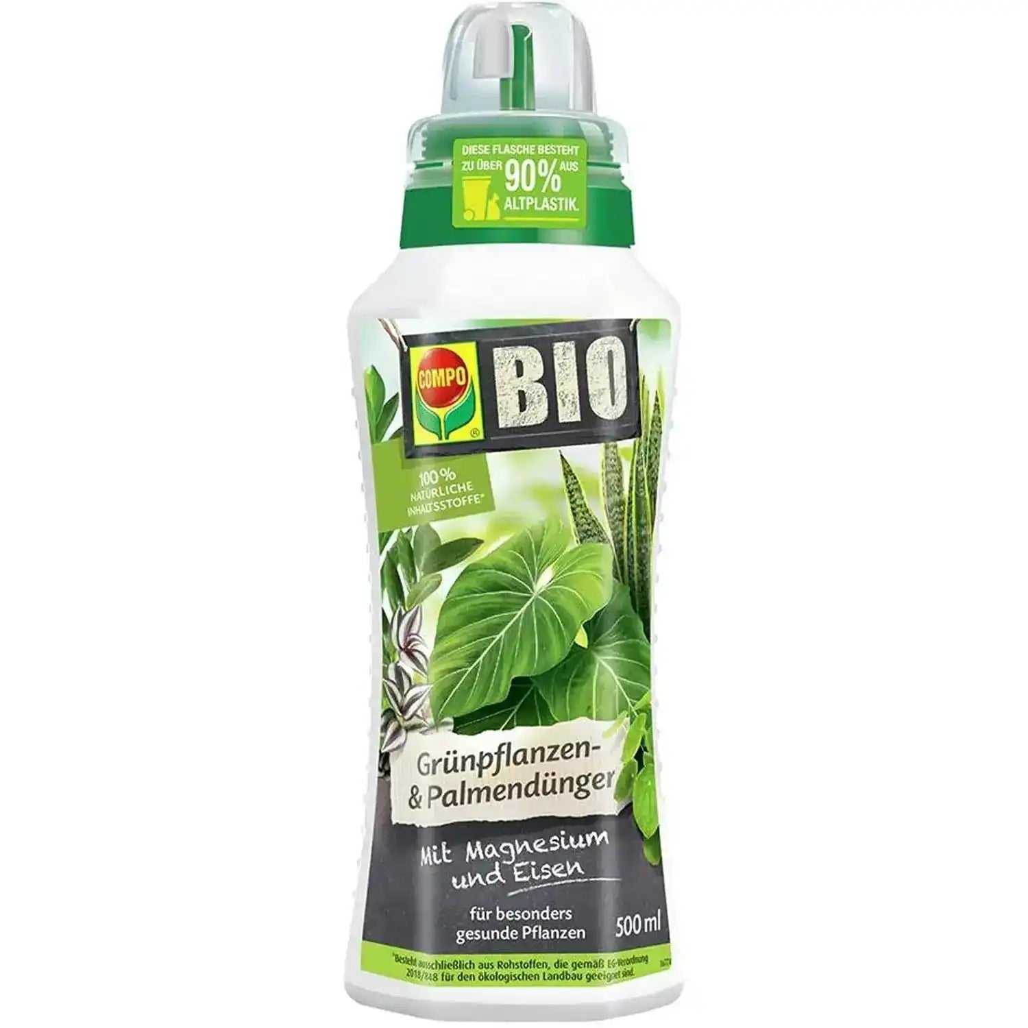 COMPO BIO Grünpflanzen und Palmendünger 500 ml