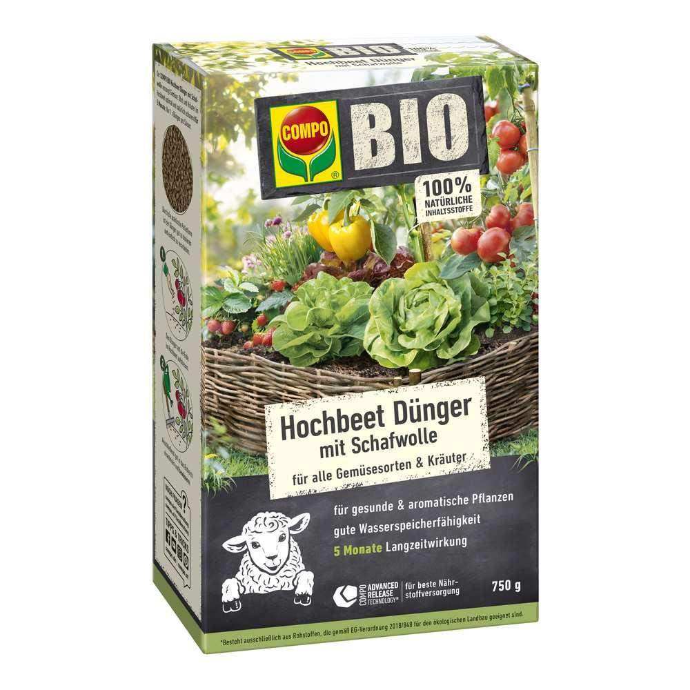 COMPO BIO Hochbeet Dünger mit Schafwolle