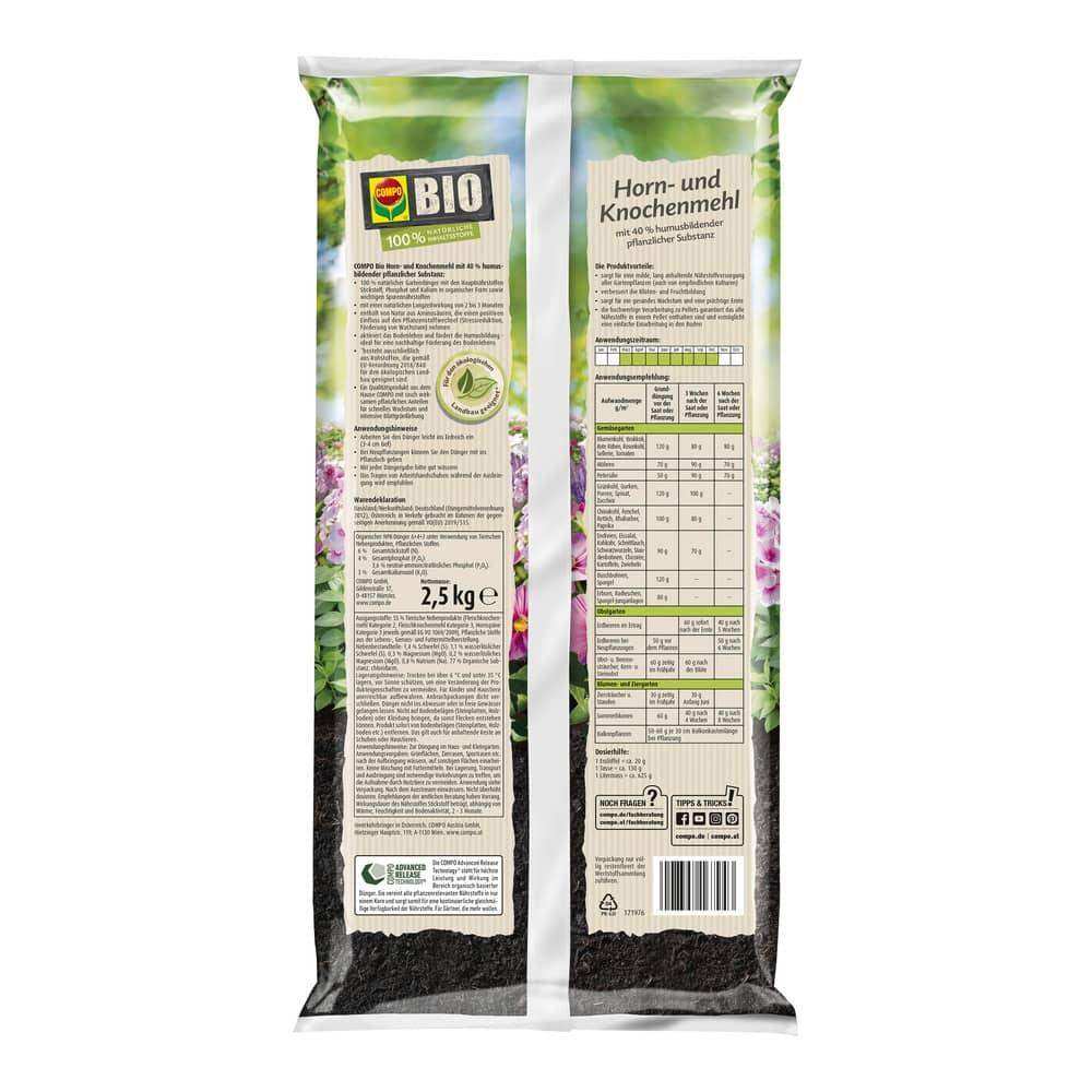 COMPO BIO Horn- und Knochenmehl mit 40% humusbildener pflanzlicher Substanz