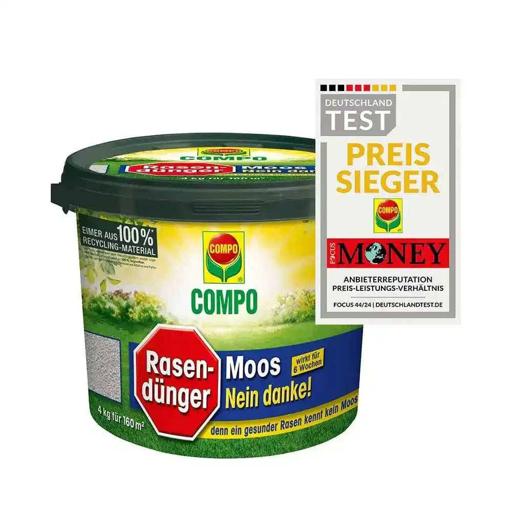 COMPO Rasendünger Moos – Nein danke!