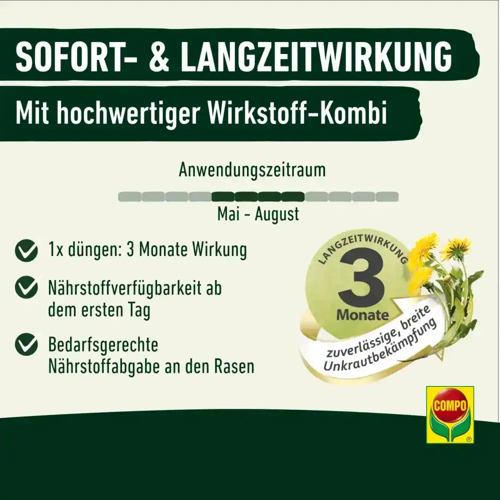 COMPO Rasendünger plus Unkrautvernichter