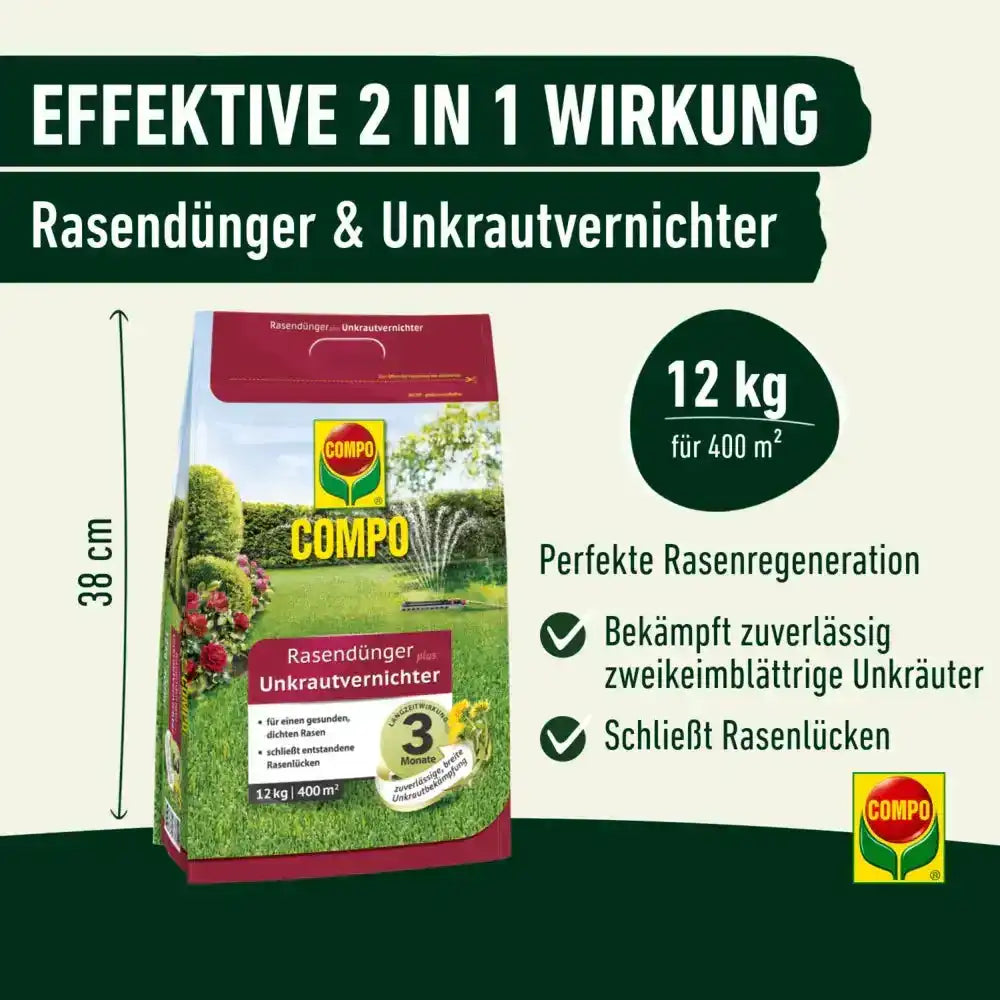 COMPO Rasendünger plus Unkrautvernichter