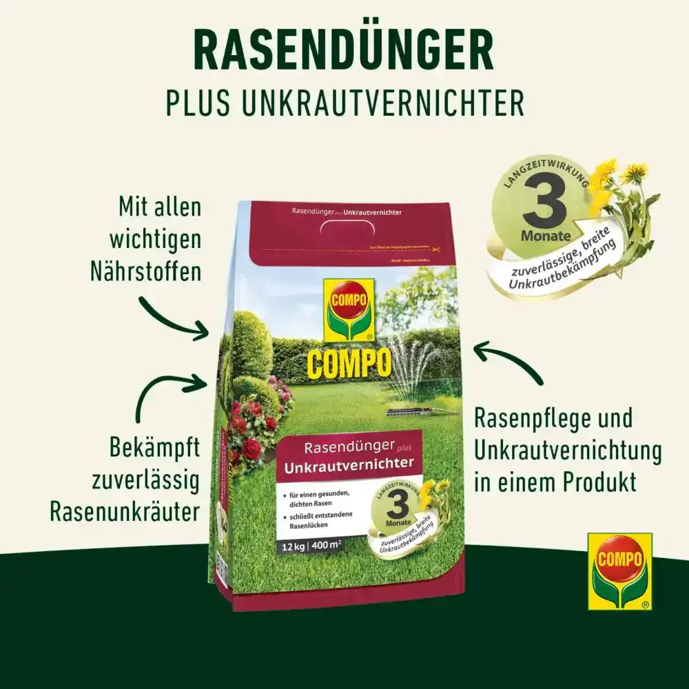 COMPO Rasendünger plus Unkrautvernichter