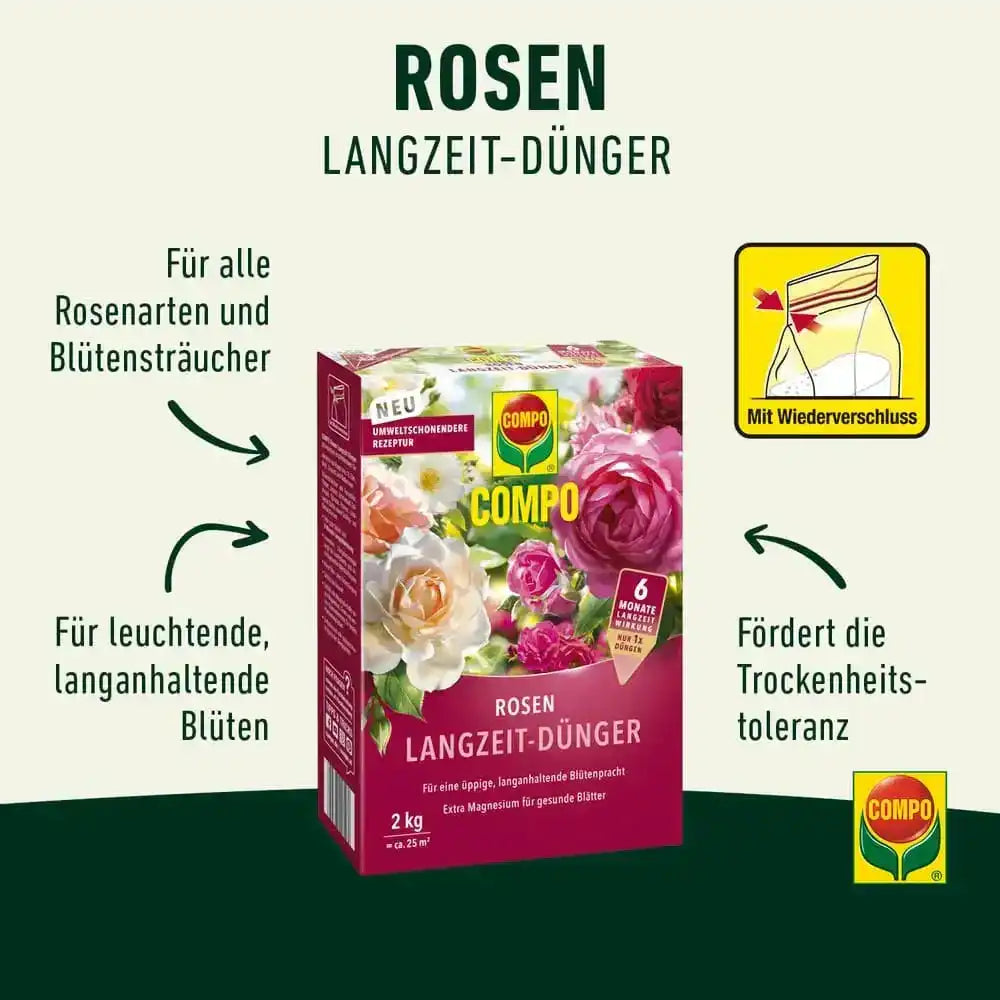 COMPO Rosen Langzeit-Dünger