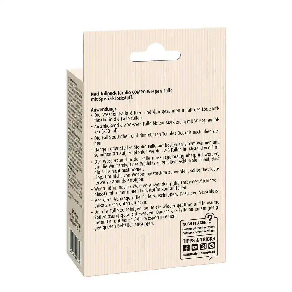 COMPO Wespen-Falle Nachfüllpack