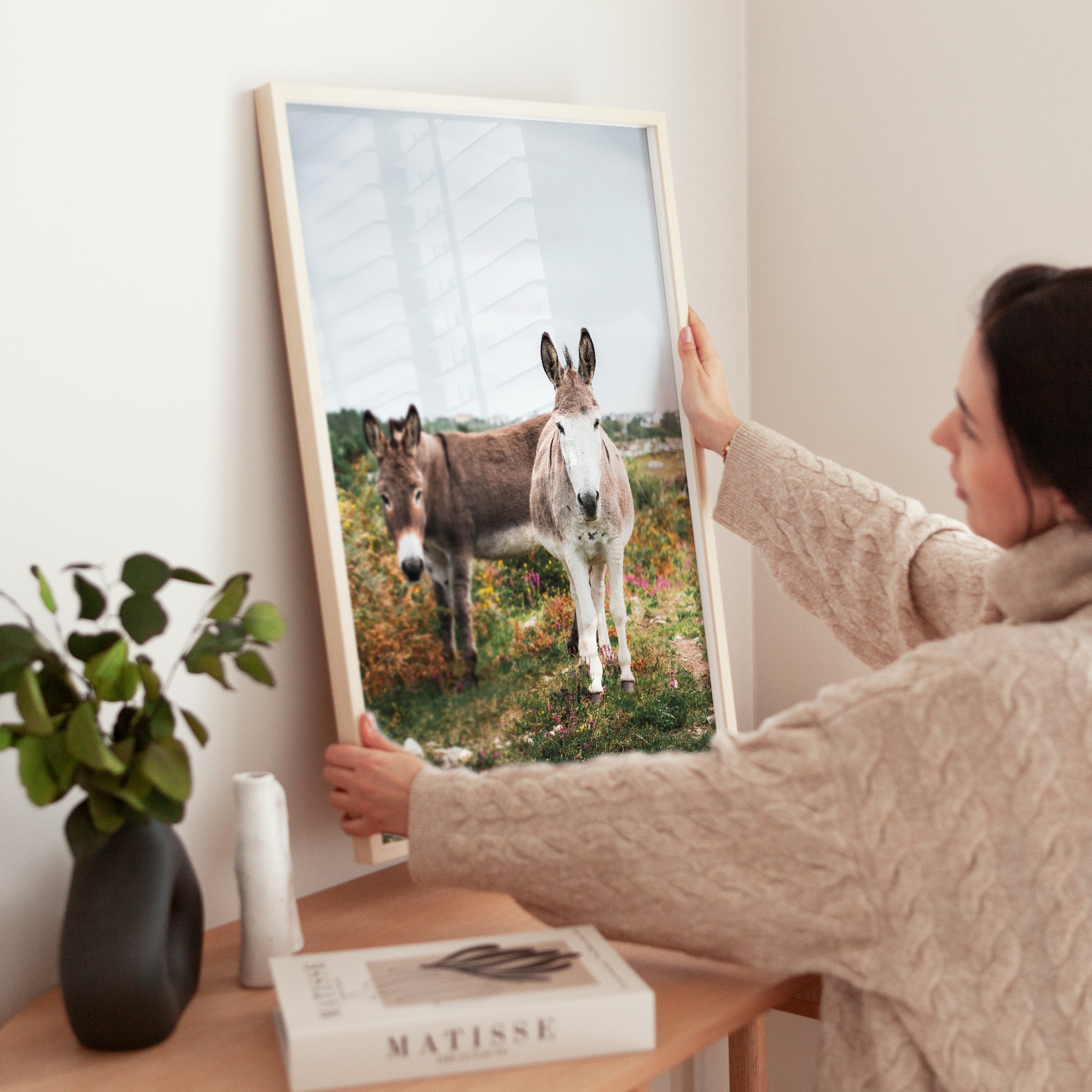 Donkeys in Connemara – Irish Countryside Wall Art Print