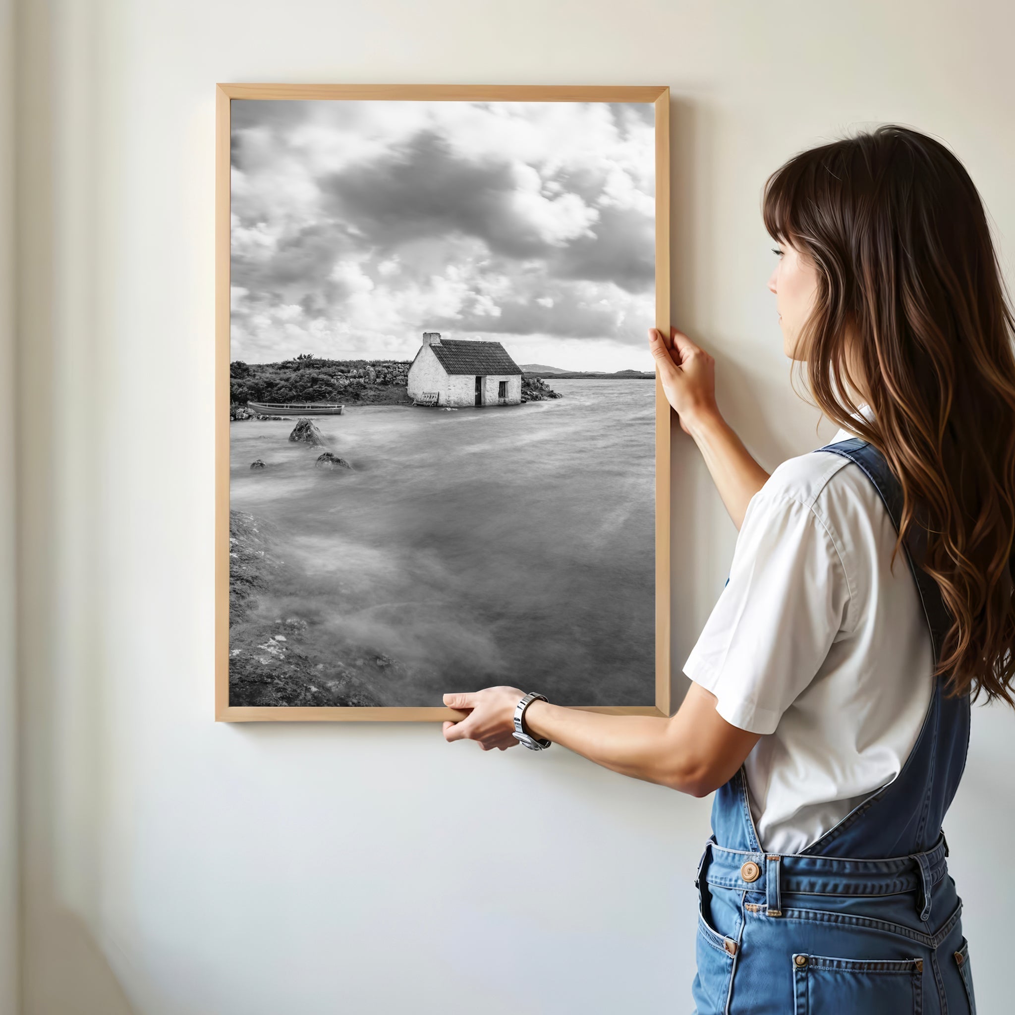 Fisherman’s Bothy, Connemara – Irish Coastal Wall Art Print