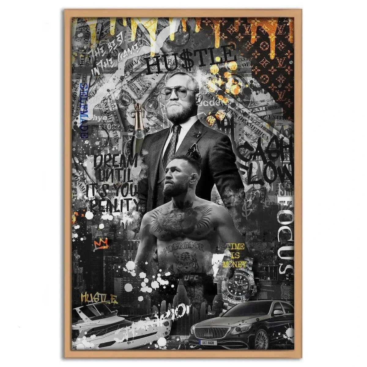 Conor Cash Flow - Leinwandbild Motivation by SimpleCanvas