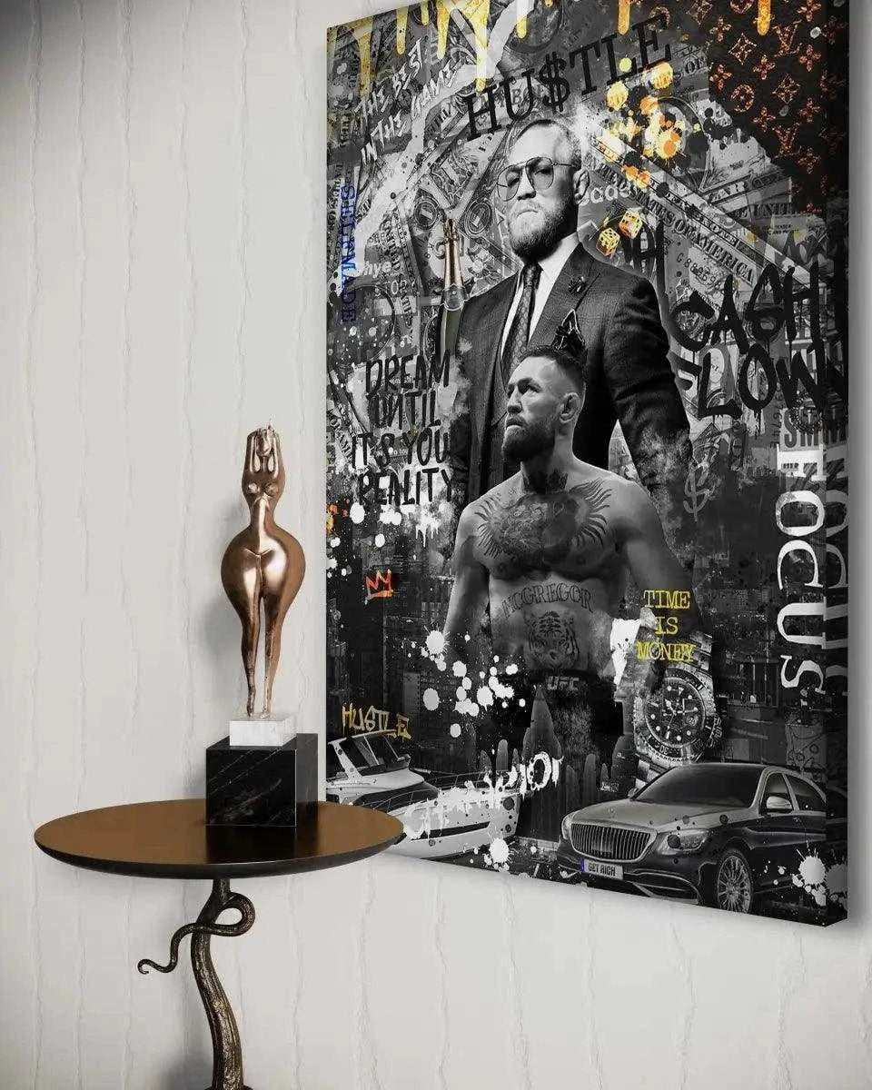 Conor Cash Flow - Leinwandbild Motivation by SimpleCanvas