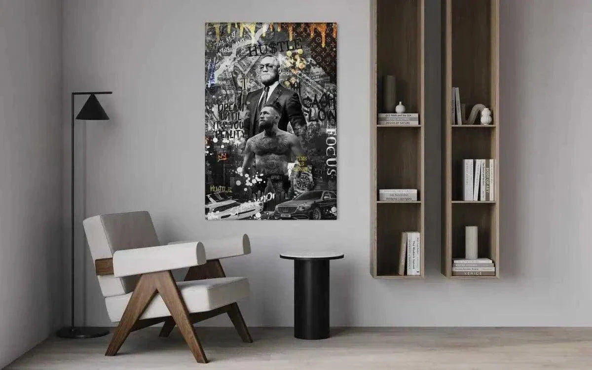 Conor Cash Flow - Leinwandbild Motivation by SimpleCanvas