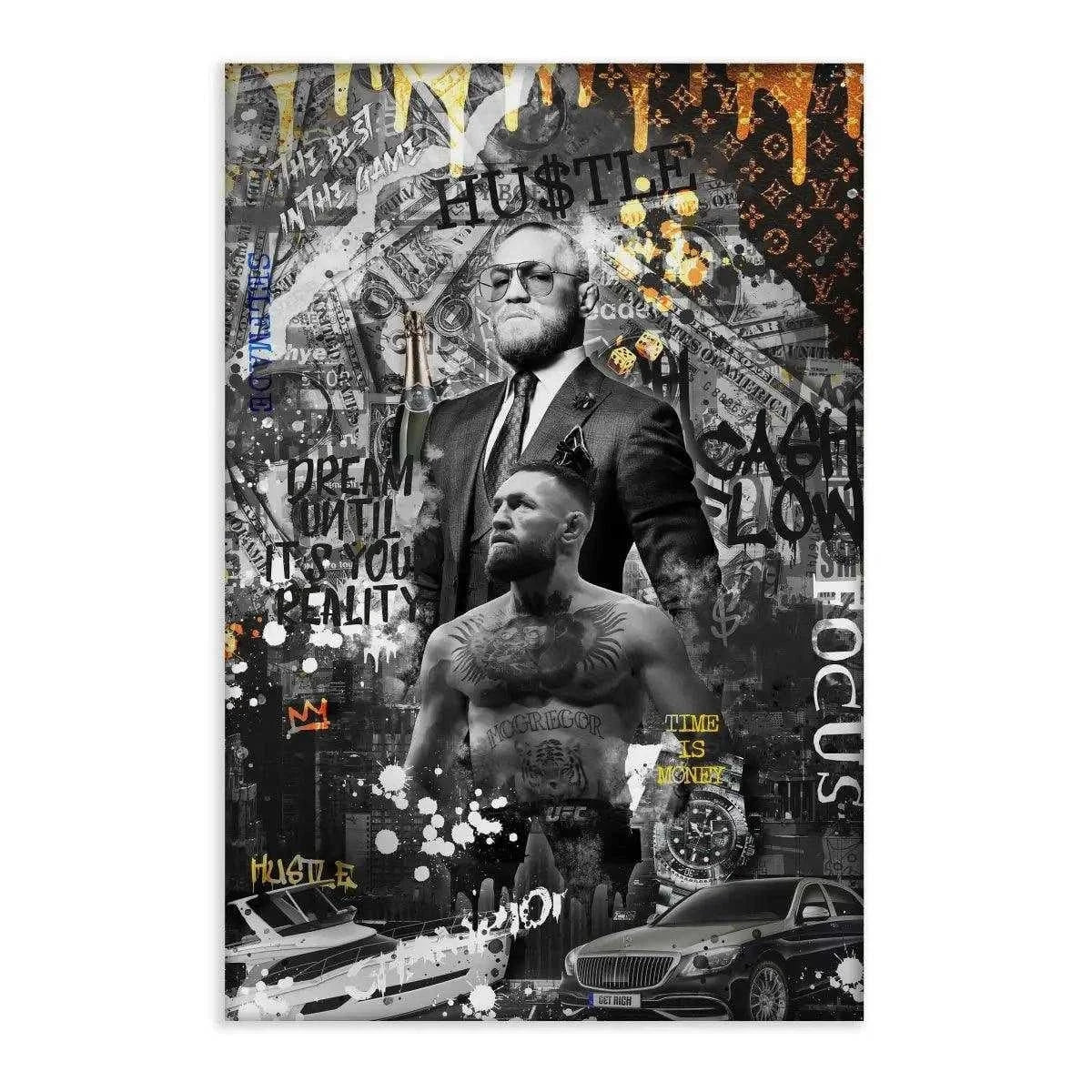 Conor Cash Flow - Leinwandbild Motivation by SimpleCanvas