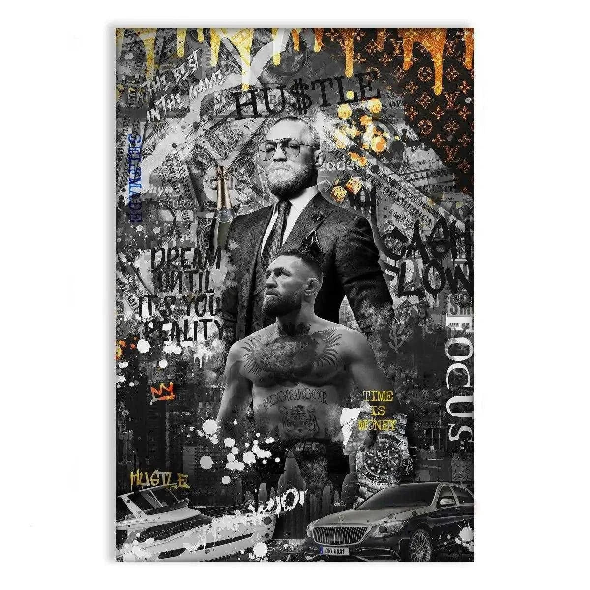 Conor Cash Flow - Leinwandbild Motivation by SimpleCanvas