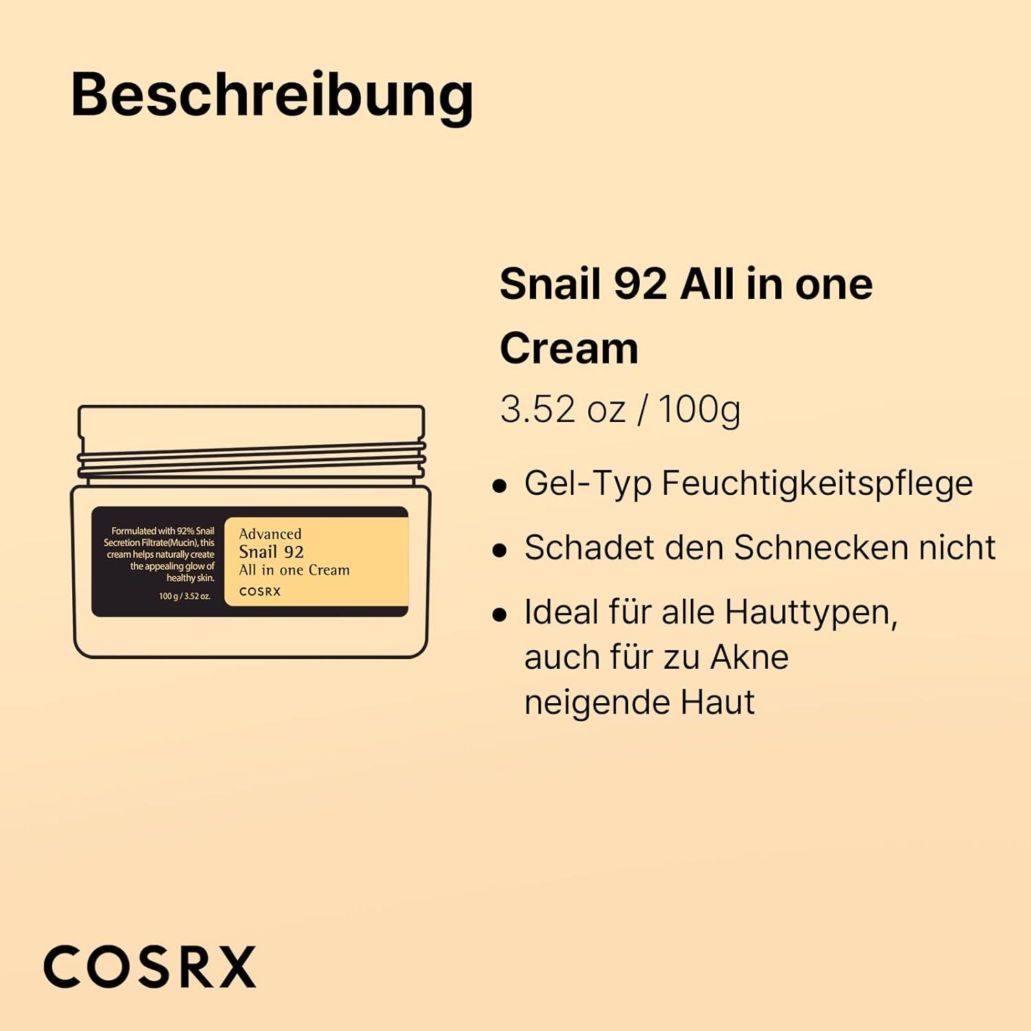 COSRX Advanced Snail 92 All in One Cream