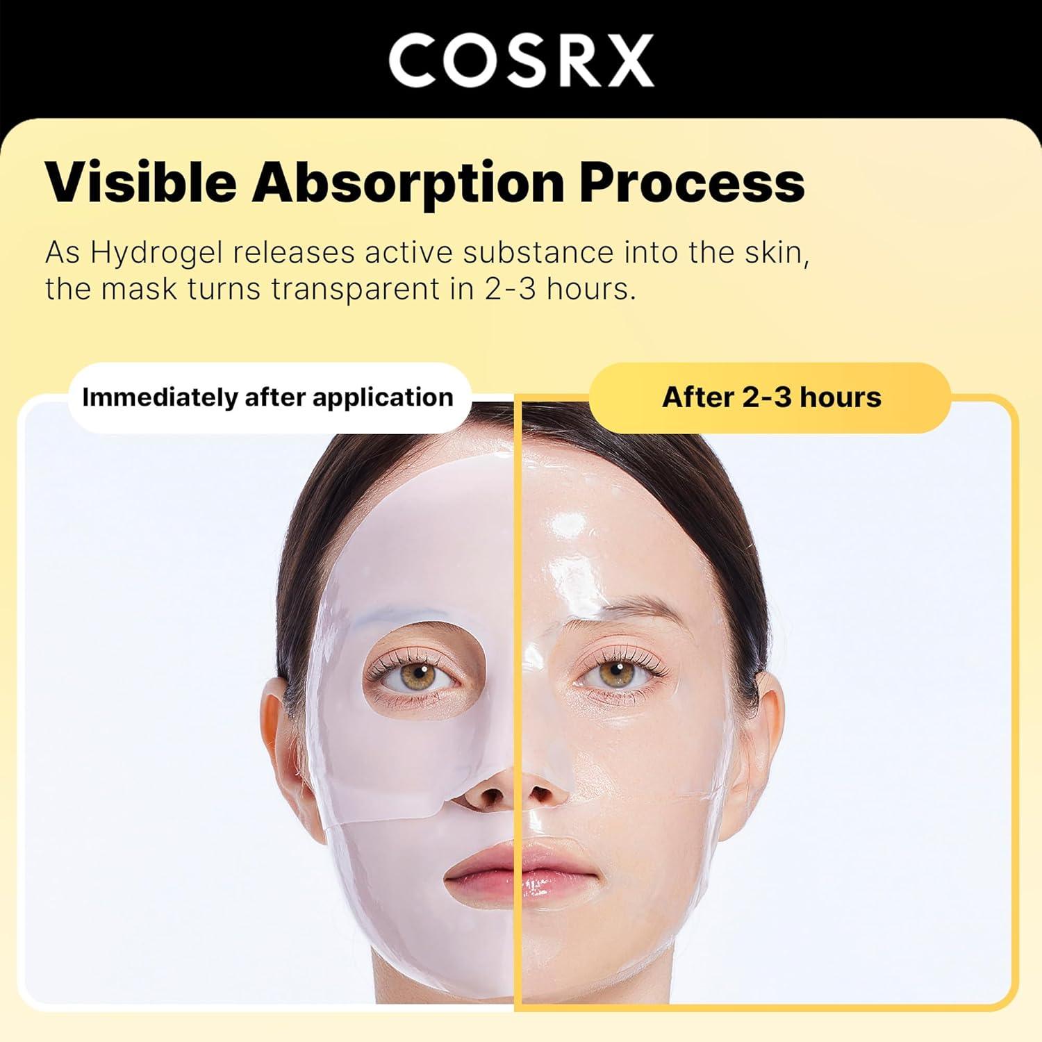 COSRX Advanced Snail Mucin Glass Glow Hydrogel Mask 3St. - Gesichtsmaske