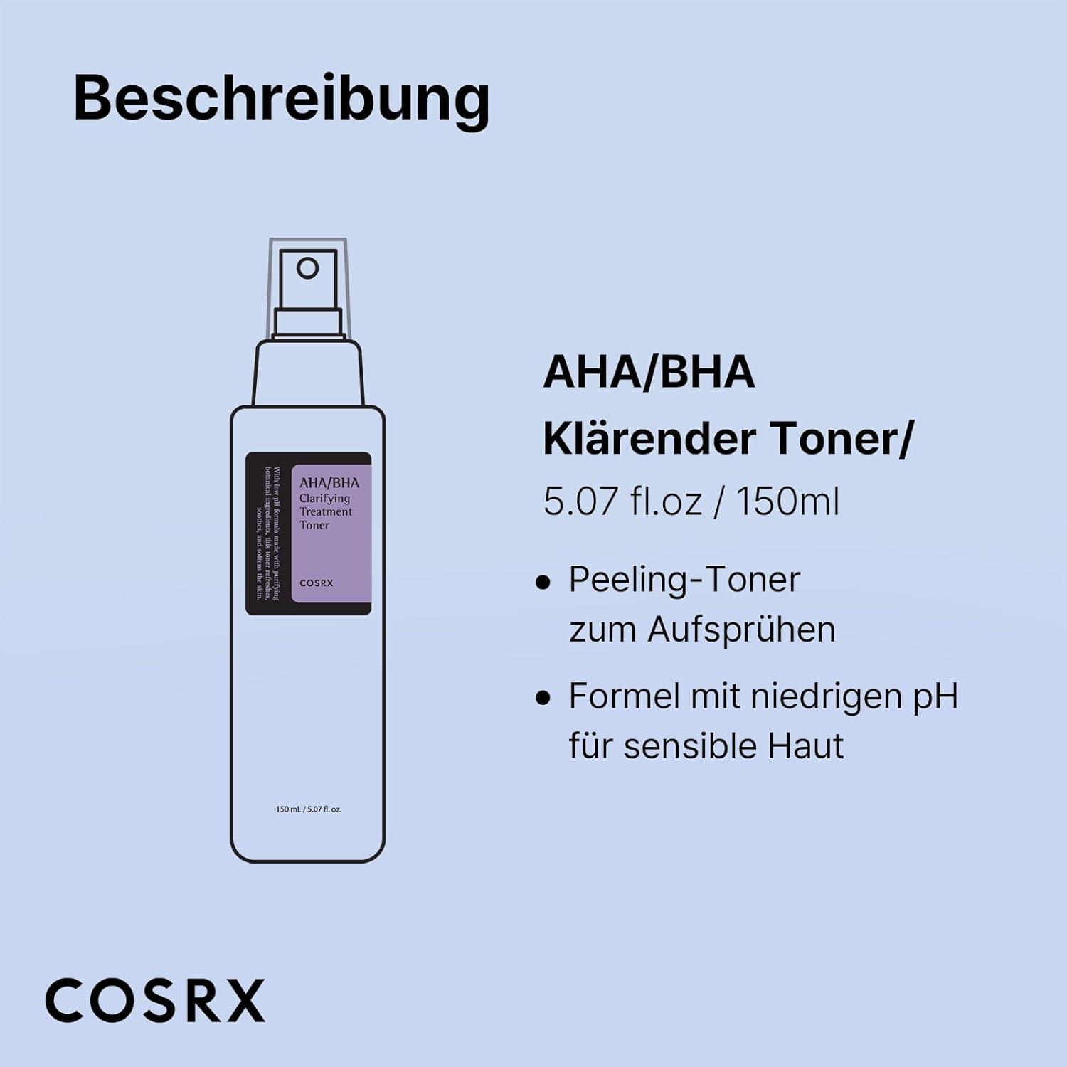 COSRX AHA/BHA Clarifying Treatment Toner 150 ml