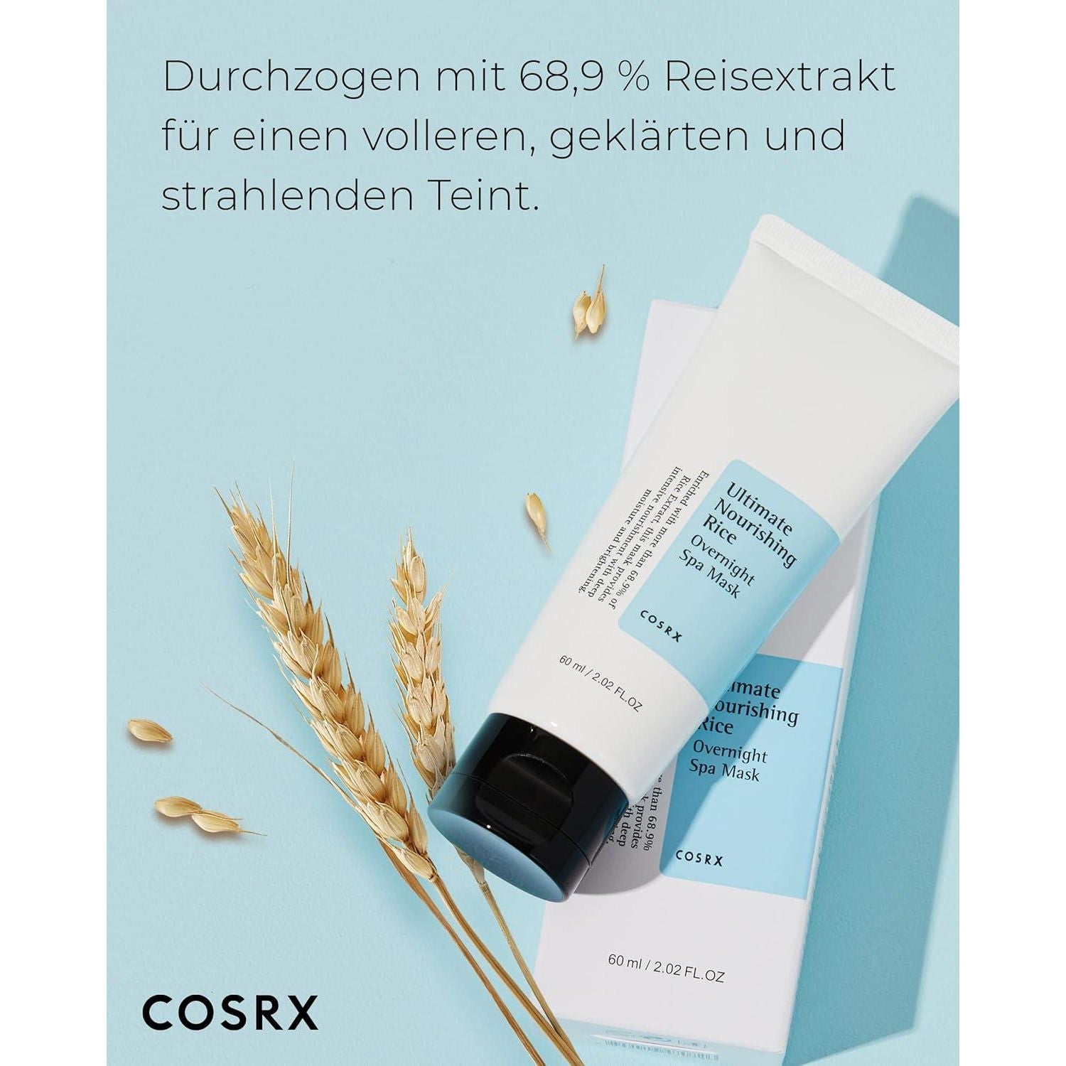 COSRX Ultimate Nourishing Rice Overnight Spa Mask – 60 ml