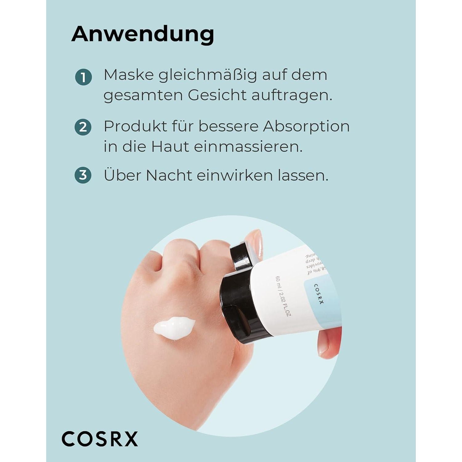 COSRX Ultimate Nourishing Rice Overnight Spa Mask – 60 ml