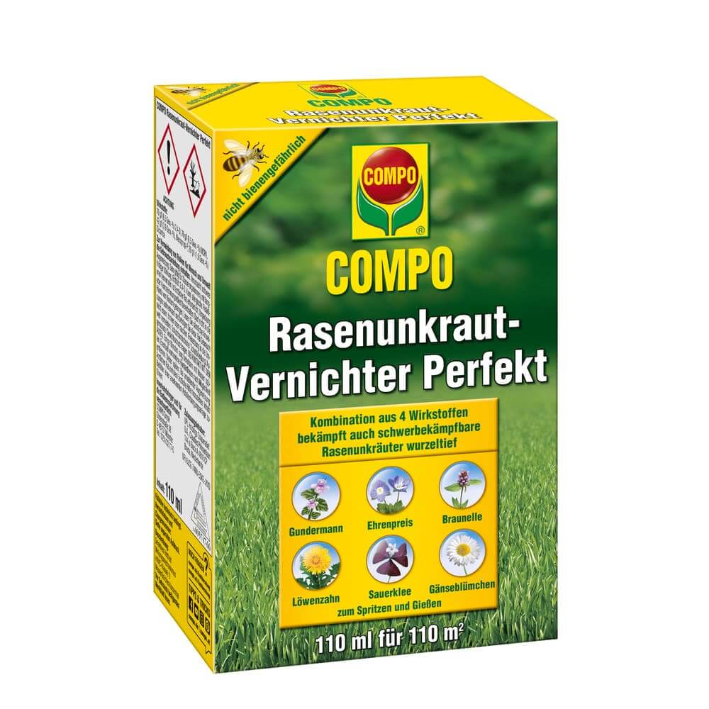 COMPO Rasenunkraut-Vernichter Perfekt 110 m²-200 m²