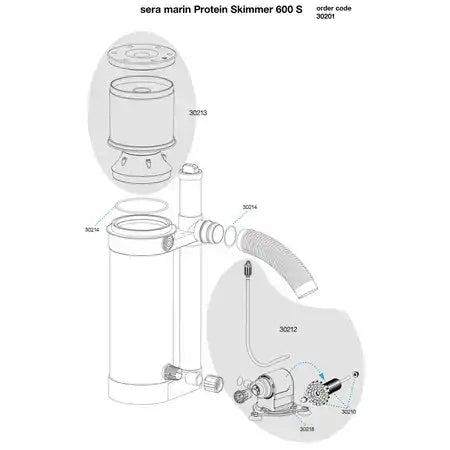 sera marin Protein Skimmer S