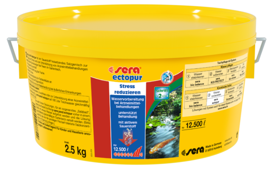 sera pond ectopur 2,5 kg für 12500 liter