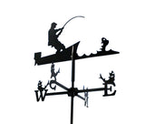 Wetterfahne Angler