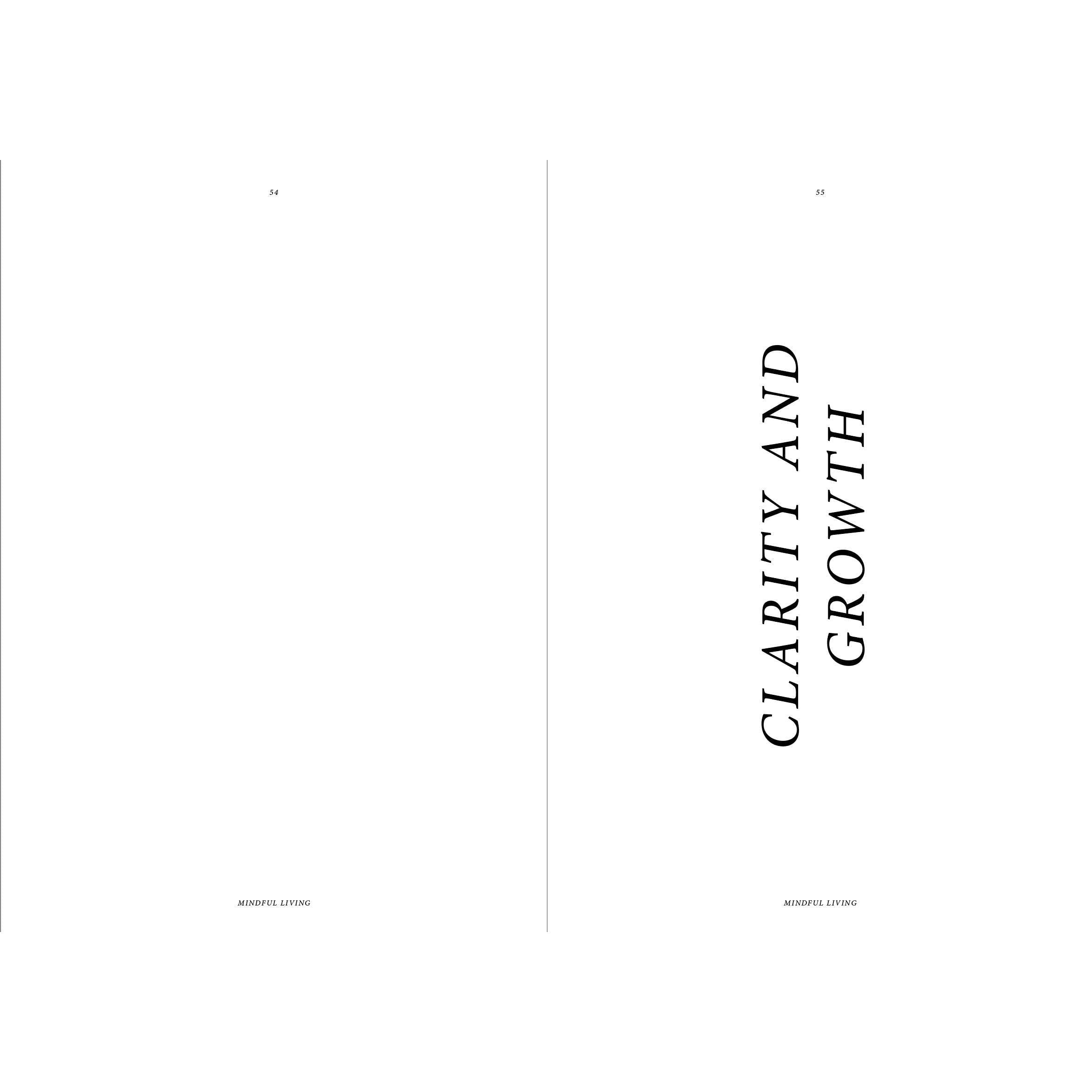 Mindful Living - Tagebuch für ein besseres Mindset