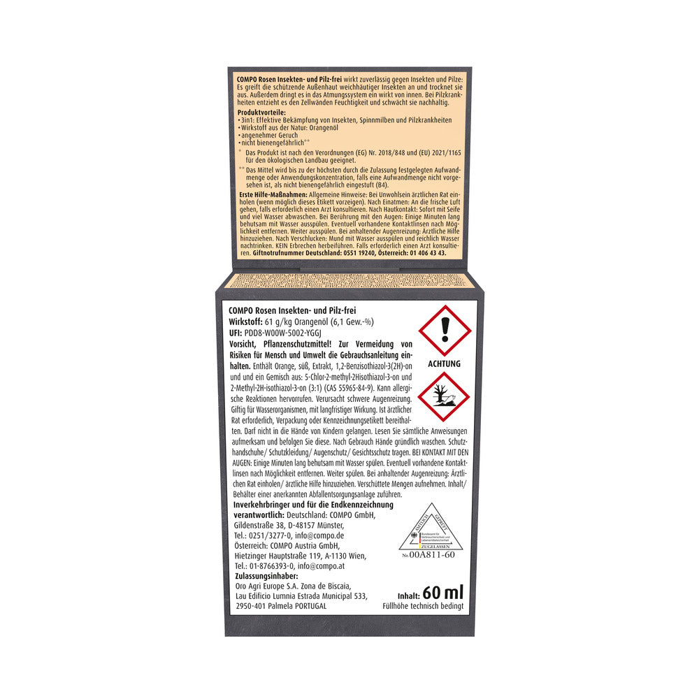 COMPO Rosen Insekten- und Pilz-frei