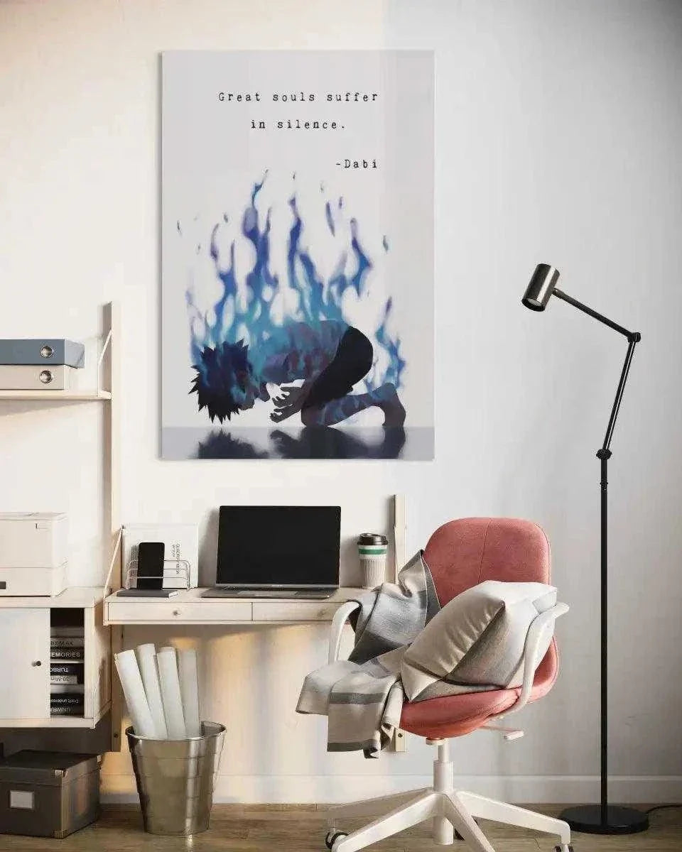 Dabi Boku no Hero - Anime Leinwandbild by SimpleCanvas