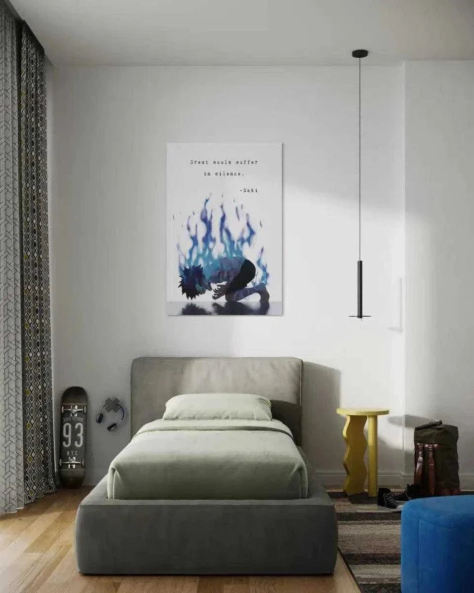 Dabi Boku no Hero - Anime Leinwandbild by SimpleCanvas