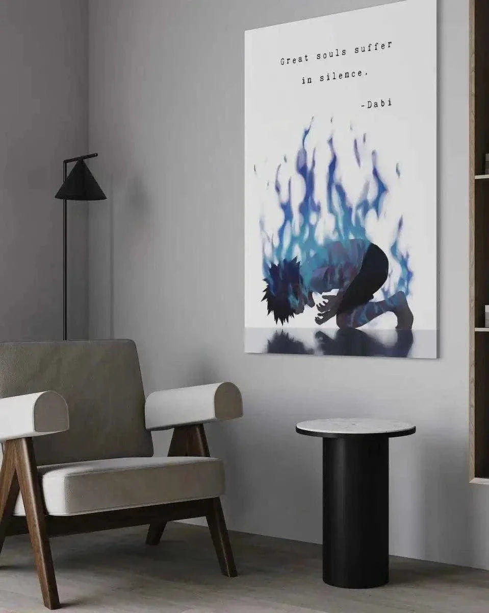 Dabi Boku no Hero - Anime Leinwandbild by SimpleCanvas