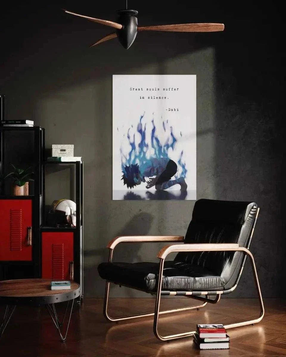 Dabi Boku no Hero - Anime Leinwandbild by SimpleCanvas