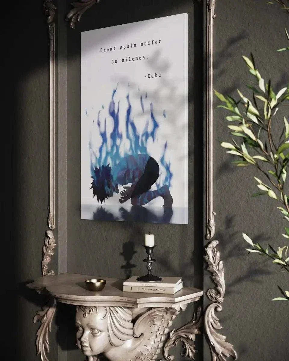 Dabi Boku no Hero - Anime Leinwandbild by SimpleCanvas