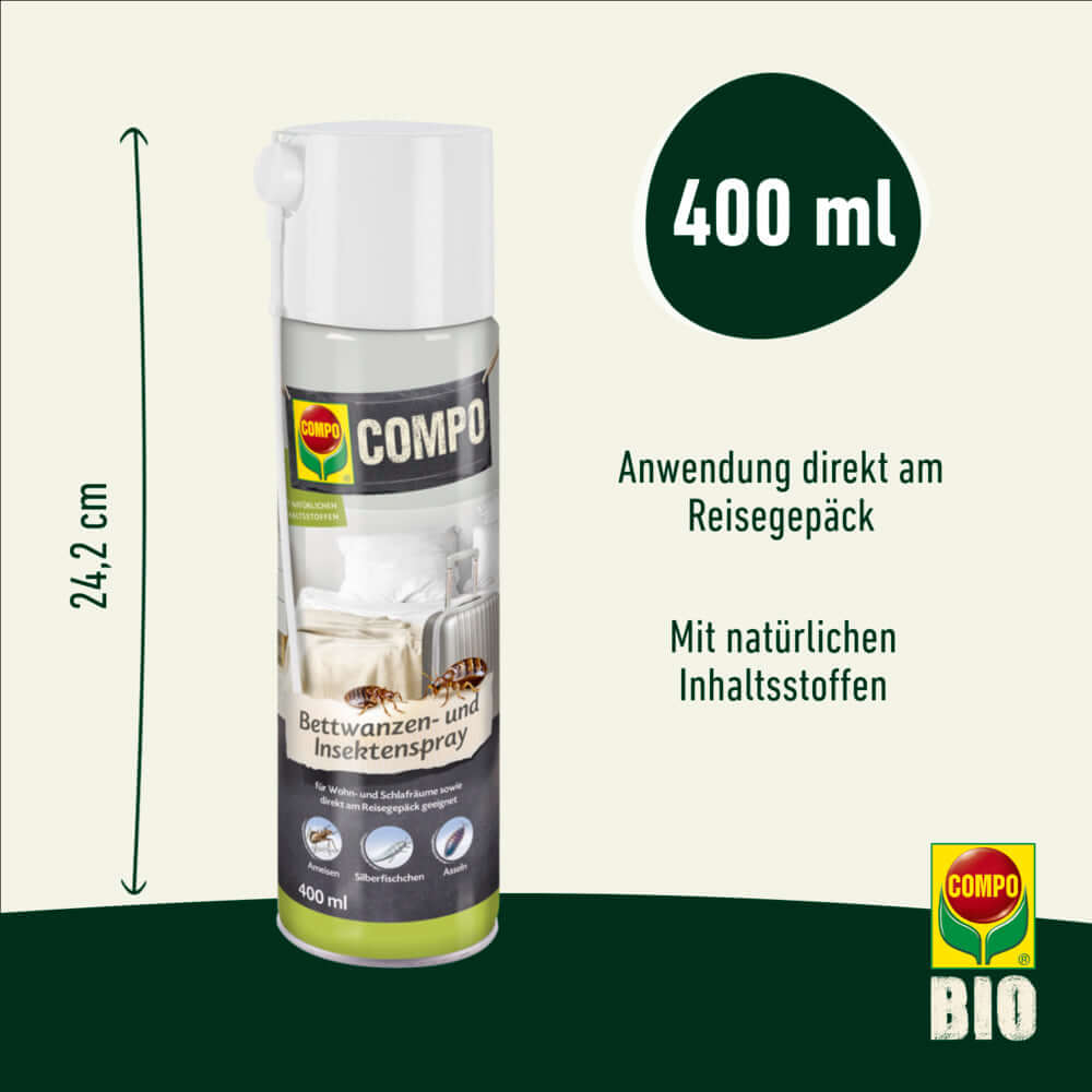 COMPO Bettwanzen- und Insektenspray kriechende & fliegende Insekten