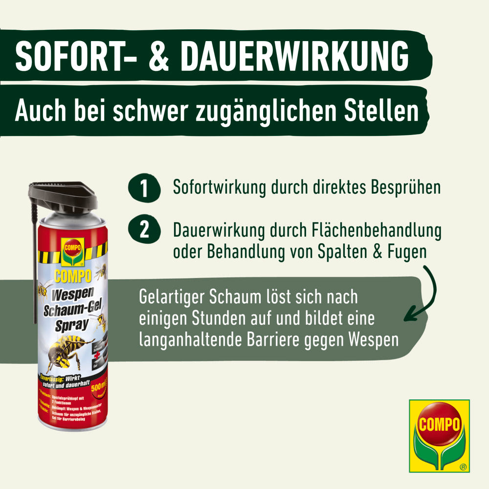 COMPO Wespen Schaum-Gel Spray N