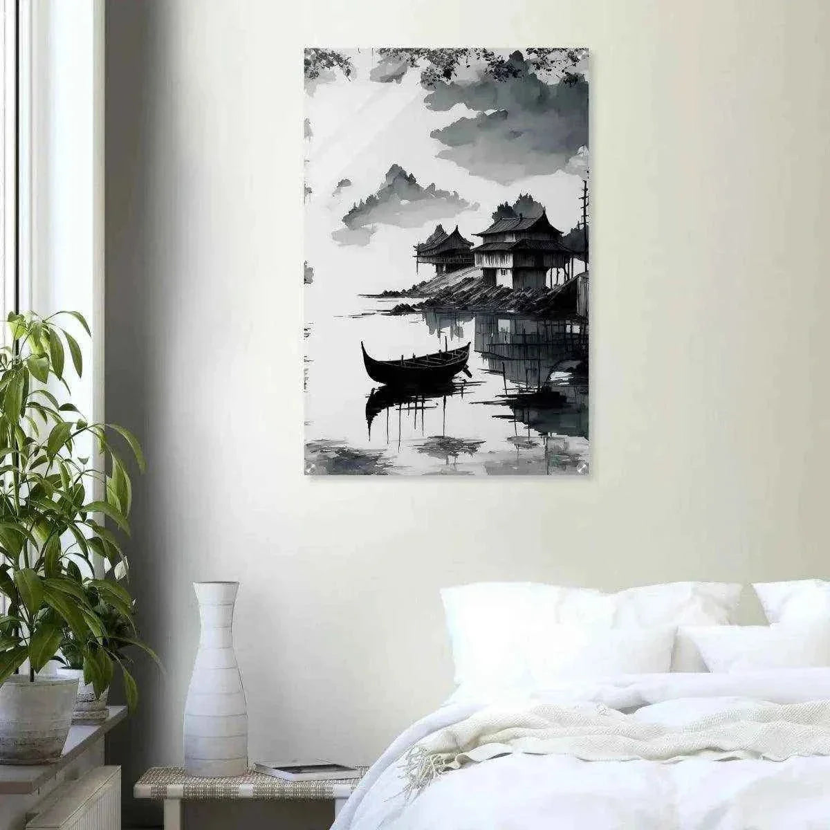 Deep Sea - Leinwandbild Japanisch by SimpleCanvas