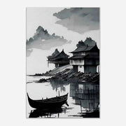 Deep Sea - Leinwandbild Japanisch by SimpleCanvas