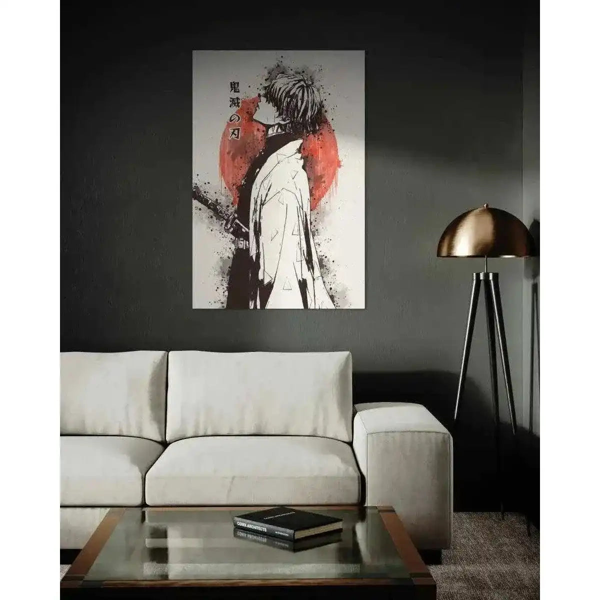 Zenitsu Vintage - Demon Slayer - Anime Leinwandbild by SimpleCanvas