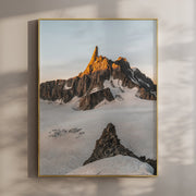 Dent du Géant Print – French Alps Sunset Wall Art Photography