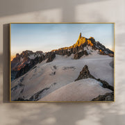 Dent du Géant Golden Hour Wall Art - Fine Art Mountain Photography Print